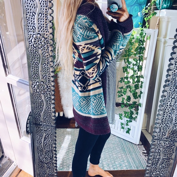 Urban Outfitters Sweaters - Urban Outfitters BDG Bohemian Cardigan C180